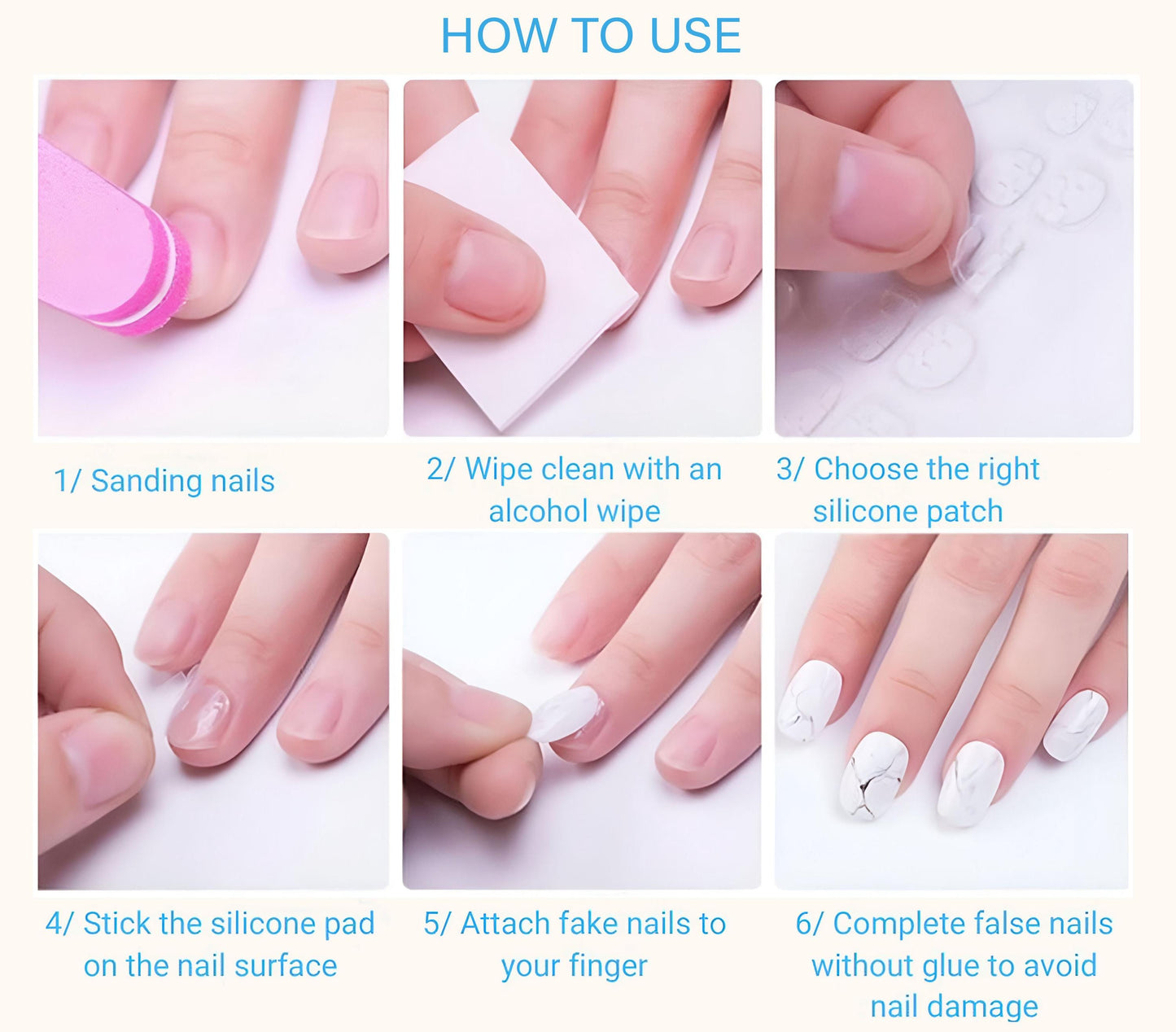 Gothic Cross Press On Nails | Green Black Marble Nails | Silver 3d Cross Nail Art Set